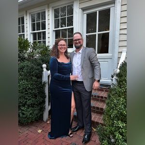 Windsor Velvet Lace Back Dress - Wore once!